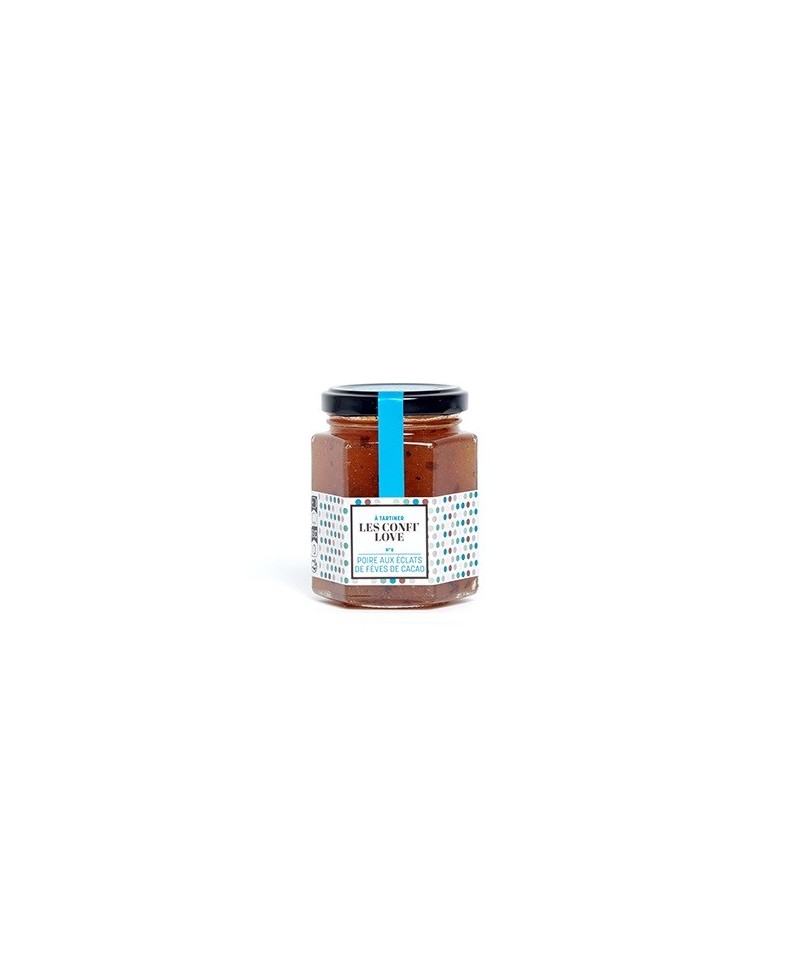 Confi’Love Poire aux Éclats de Fèves de Cacao