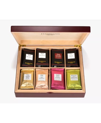 Coffret Bois 48 Sachets Damman
