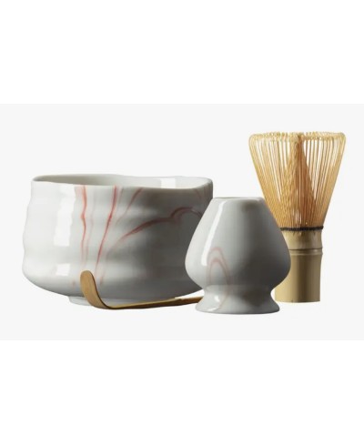 Set à Matcha Blanc et Rose