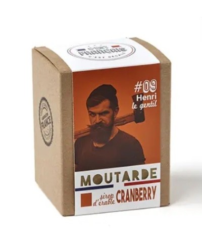 Moutarde Sirop d'Erable Cranberry