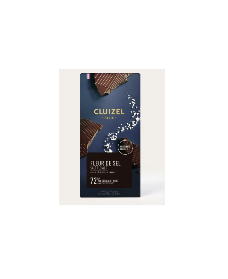 Tablette fleur de sel noir 72% Tablette fleur de sel noir 72%