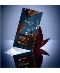 Tablette fleur de sel noir 72%