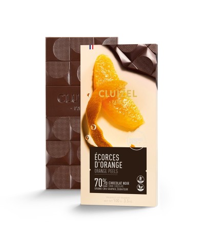 Tablette Ecorces d'Orange Noir 70%