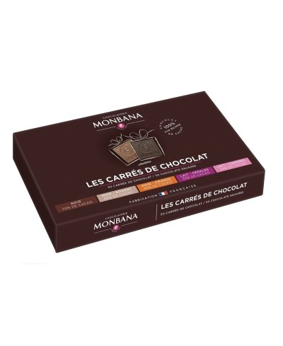 Coffret 50 Carrés Noir et Lait