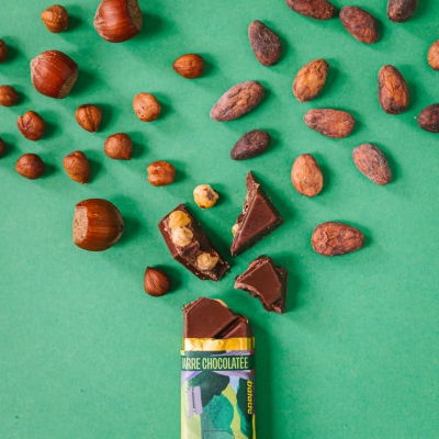 BARRE BALADE - Chocolat dark milk 55% - Noisette grillée