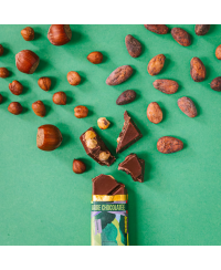 BARRE BALADE - Chocolat dark milk 55% - Noisette grillée