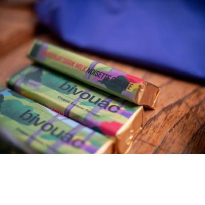 BARRE BALADE - Chocolat dark milk 55% - Noisette grillée