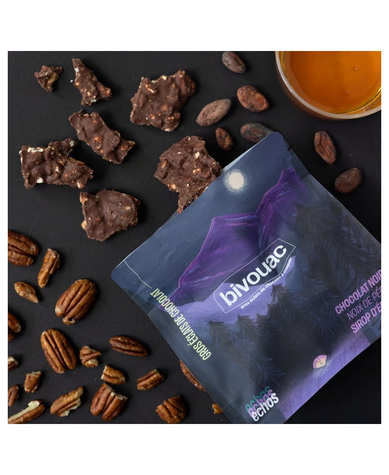 SNAP ECHOS - Chocolat noir - Noix de pécan - Sirop d'érable