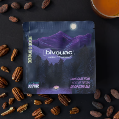 SNAP ECHOS - Chocolat noir - Noix de pécan - Sirop d'érable